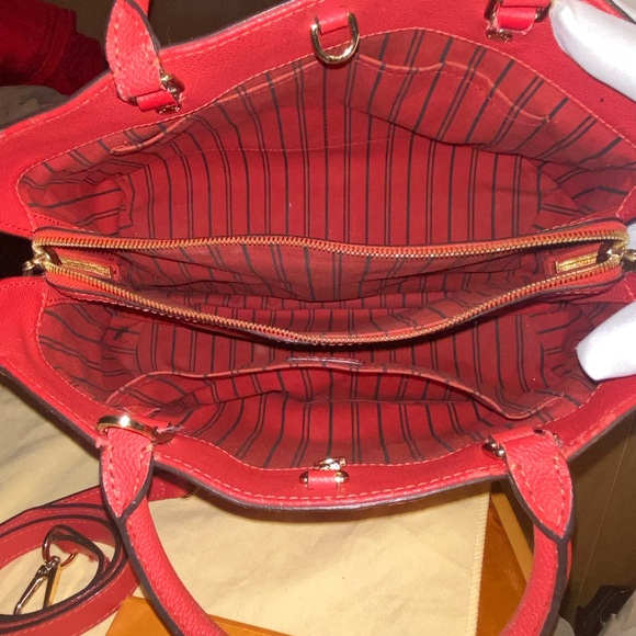 Louis Vuitton Red Tote - Picture 9 of 11